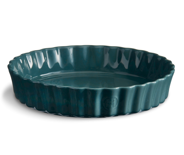 Форма для пирогов и киша Emile Henry OVENWARE 1,98 л, 28 см, керамическая, голубая фото