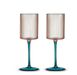 Набор из 2 бокалов для вина Pozzi Milano Modern Classic 310 мл розовый