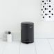 Бак для мусора Brabantia Pedal Bin 3 л черный
