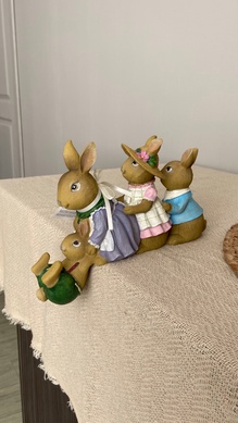Статуэтка Villeroy & Boch Spring Fantasy 30,5х7,2х20 см семья кроликов фото