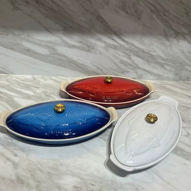 Форма для запікання риби Le Creuset Heritage 41х21 см Azure фото
