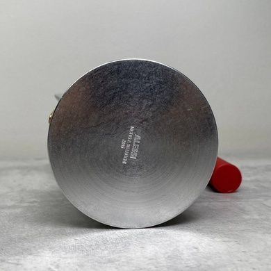 Гейзерна кофеварка 70 мл Alessi Pulcina на 1 чашку с красной ручкой фото