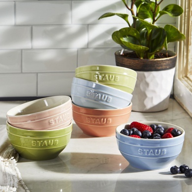 Набір із 6 салатників Staub Ceramique 12 см різнокольорові фото
