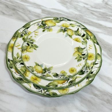 Тарілка десертна ID Fine Sorrento Tiffany 20 см фото
