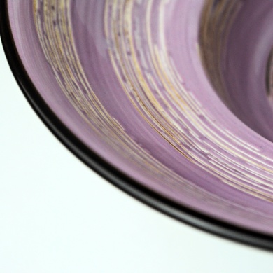 Тарілка для пасти Wilmax Spiral Lavender 800 мл 20 см фото
