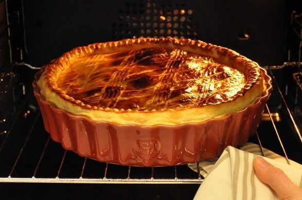 Форма для пирогів і кіша Emile Henry Ovenware 28 см сіра фото
