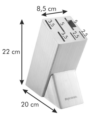 Блок для ножей Tescoma Noblesse 22х20 см деревянный фото