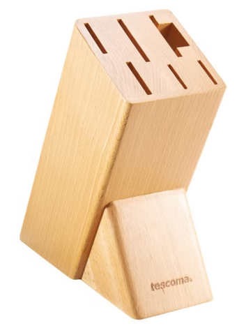 Блок для ножів Tescoma Noblesse 22х20 см дерев'яний фото