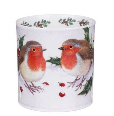 Чашка Dunoon Orkney Festive Birds Robin 350 мл фото