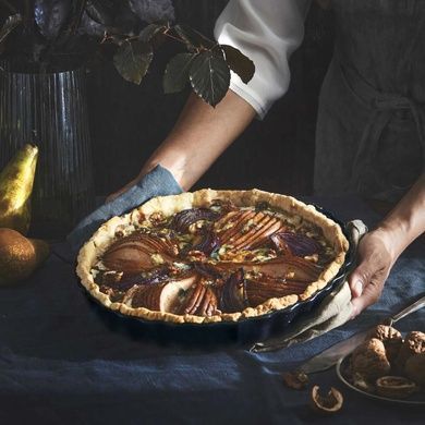 Форма для пирогів і кіша Emile Henry Ovenware 29,5 см біла фото