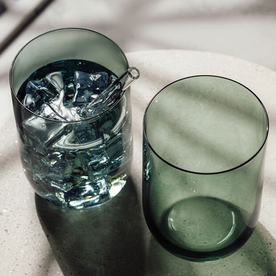 Набір із 2 склянок для води Villeroy & Boch Like Glass Sage 385 мл зелений фото