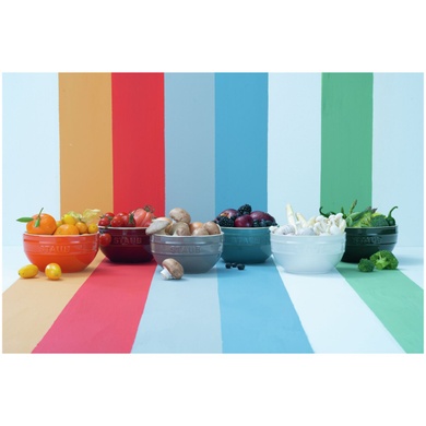 Набір із 6 салатників Staub Ceramique 14 см різнокольорові фото