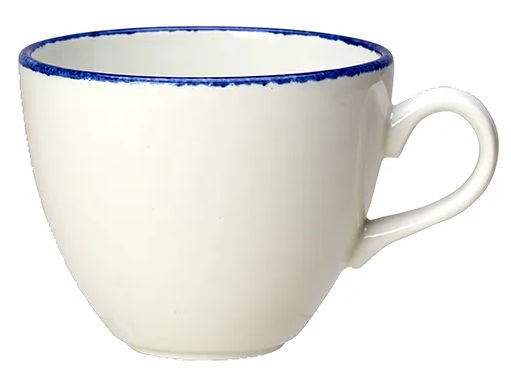 Чашка Steelite Blue Dapple 85 мл белая фото