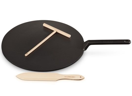 Сковорідка для млинців Le Creuset Tradition 32 см Satin Black фото