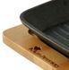 Чавунна сковорідка-гриль MasterPro Cook&Share 13,7 см з підставкою