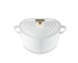 Кастрюля Le Creuset Heart 1,9 л White