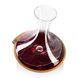 Декантер для вина Vacu Vin Swirling Carafe 750 мл з корковою обертовою підставкою