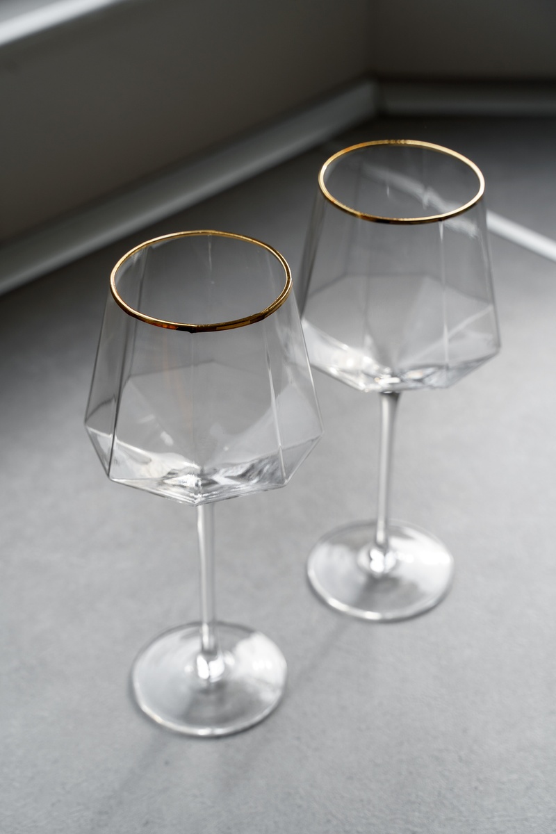Набор бокалов для вина Helios "Бриллиант" 2 шт. 520 мл фото
