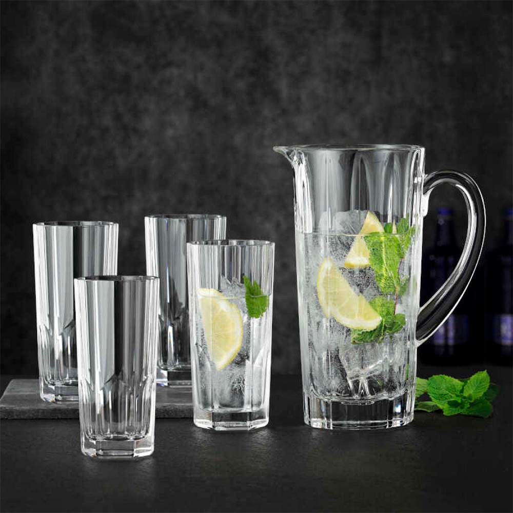 Набір з 5 предметів для напоїв Nachtmann Aspen зі склянками фото