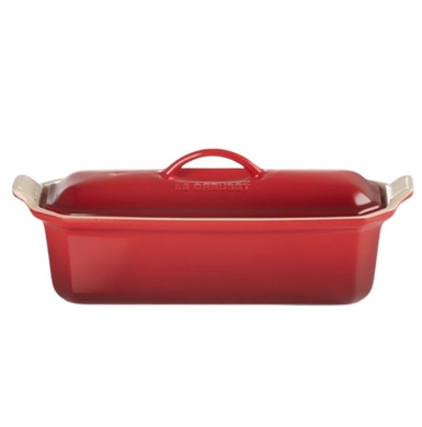 Кухонная форма с прессом для приготовления террина Le Creuset Tradition 1,1 л Cerise фото