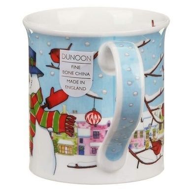 Чашка Dunoon Bute Christmas Post Snowman 300 мл фото