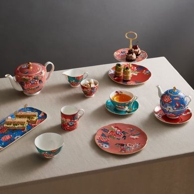 Етажерка Wedgwood Paeonia Blush 2-х ярусна 24 см фото