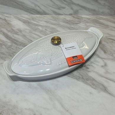 Форма для запекания рыбы Le Creuset Heritage 41х21 см White фото