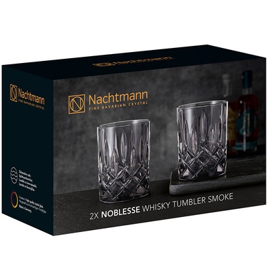 Набір із 2 склянок для віскі Nachtmann Noblesse Smoke 295 мл фото
