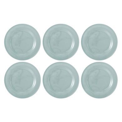 Набір із 6 обідніх тарілок Seltmann Beat Color Glaze 27,5 см блакитних фото