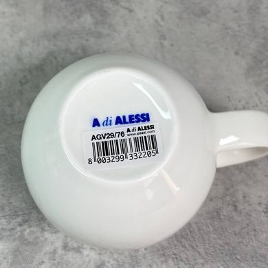 Набір з 4 чашок для еспресо Alessi All-Time 95 мл білий фото