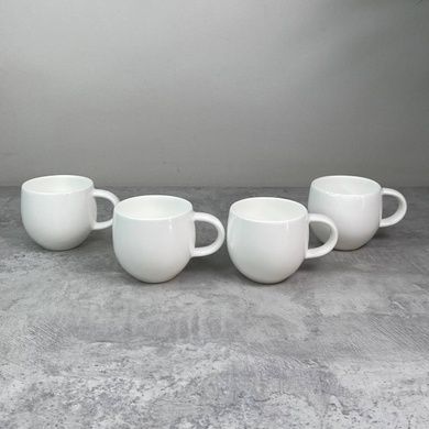 Набір з 4 чашок для еспресо Alessi All-Time 95 мл білий фото