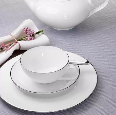 Набір із 2 блюдець Villeroy & Boch Anmut Platinum №1 15 см фото