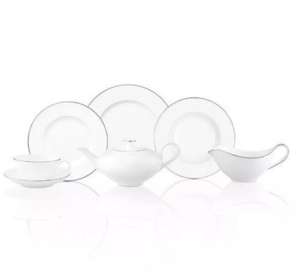 Набір із 2 блюдець Villeroy & Boch Anmut Platinum №1 15 см фото