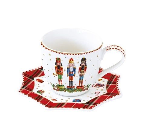 Чашка с блюдцем Easy Life Vintage Nutcracker 250 мл фото