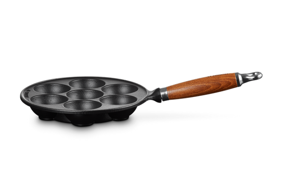 Сковорідка на 7 секцій Le Creuset Tradition 20 см чорна фото