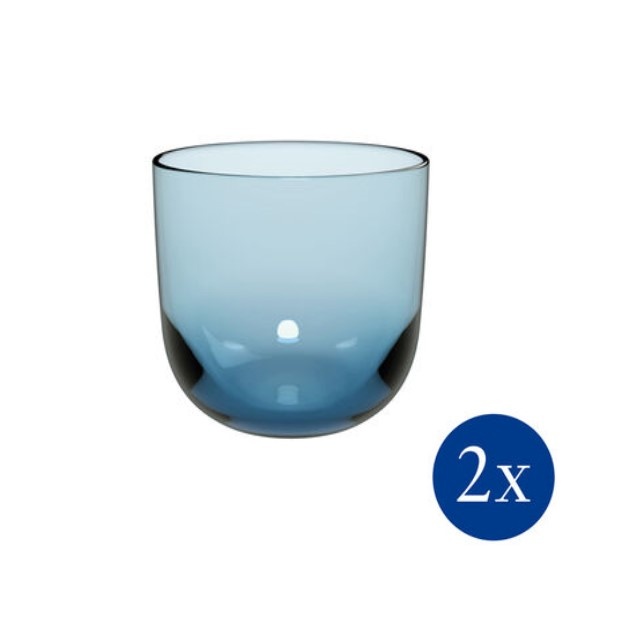 Набор из 2 стаканов для воды Villeroy & Boch Like Glass Ice 280 мл синий фото