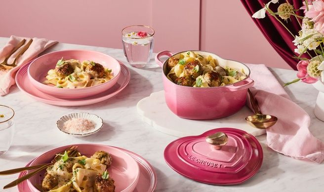 Кастрюля Le Creuset Heart 1,9 л Berry фото