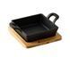 Чавунна форма на підставці MasterPro Cook&Share 12,6 см