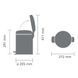 Бак для мусора Brabantia Pedal Bin 5 л белый