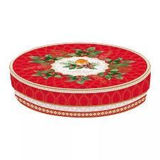 Набор из 4 десертных тарелок Easy Life Christmas Berries19 см фото