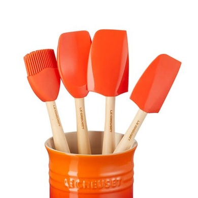 Набір кухонних аксесуарів Le Creuset Craft 5 предметів помаранчевий фото
