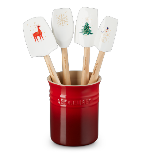 Набір кухонних аксесуарів Le Creuset Christmas 5 предметів червоний фото