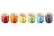 Набор из 6 чашек для капучино Le Creuset Rainbow 200 мл