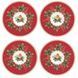 Набор из 4 десертных тарелок Easy Life Christmas Berries 19 см