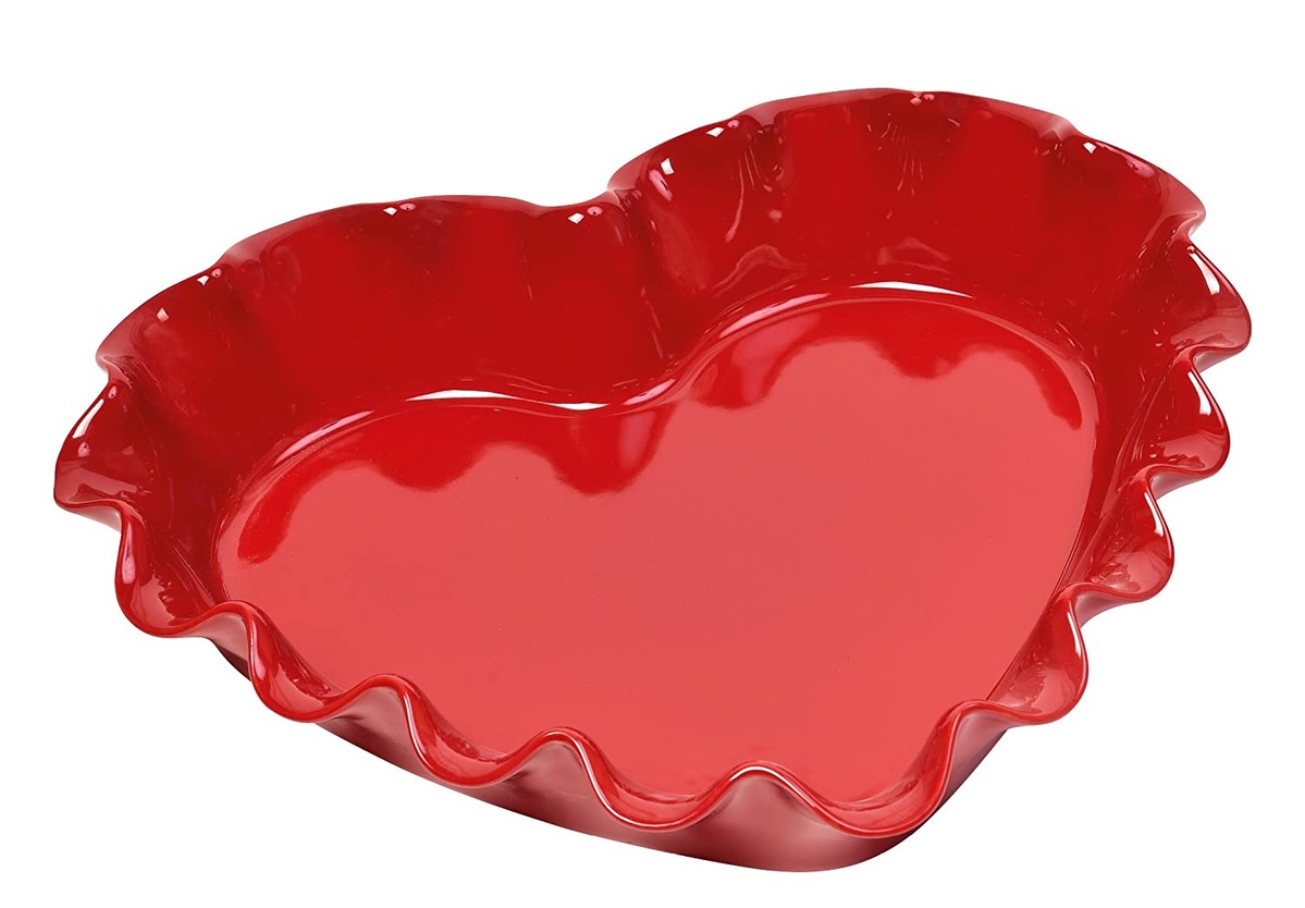 Форма для випічки Emile Henry 33х29х6 см серце червоне фото