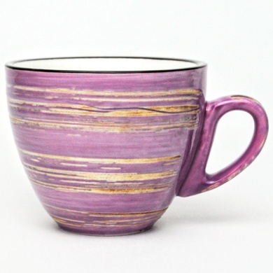 Чашка для капучино Wilmax Spiral Lavender 190 мл фото