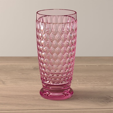 Набір із 2 склянок для води Villeroy & Boch Bicchieri Boston 400 мл рожевий фото