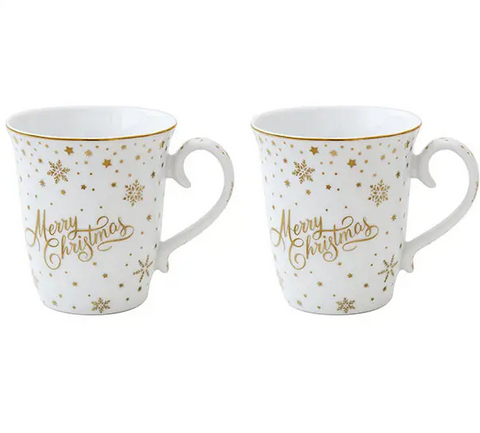 Набір з 2 чашок для кави Easy Life Christmas Delight 275 мл різдвяний фото