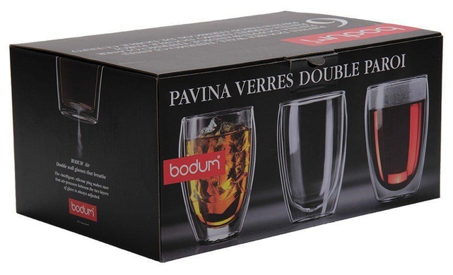 Набор стаканов Bodum Pavina 6 шт 350 мл с двойными стенками фото