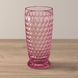 Набір із 2 склянок для води Villeroy & Boch Bicchieri Boston 400 мл рожевий